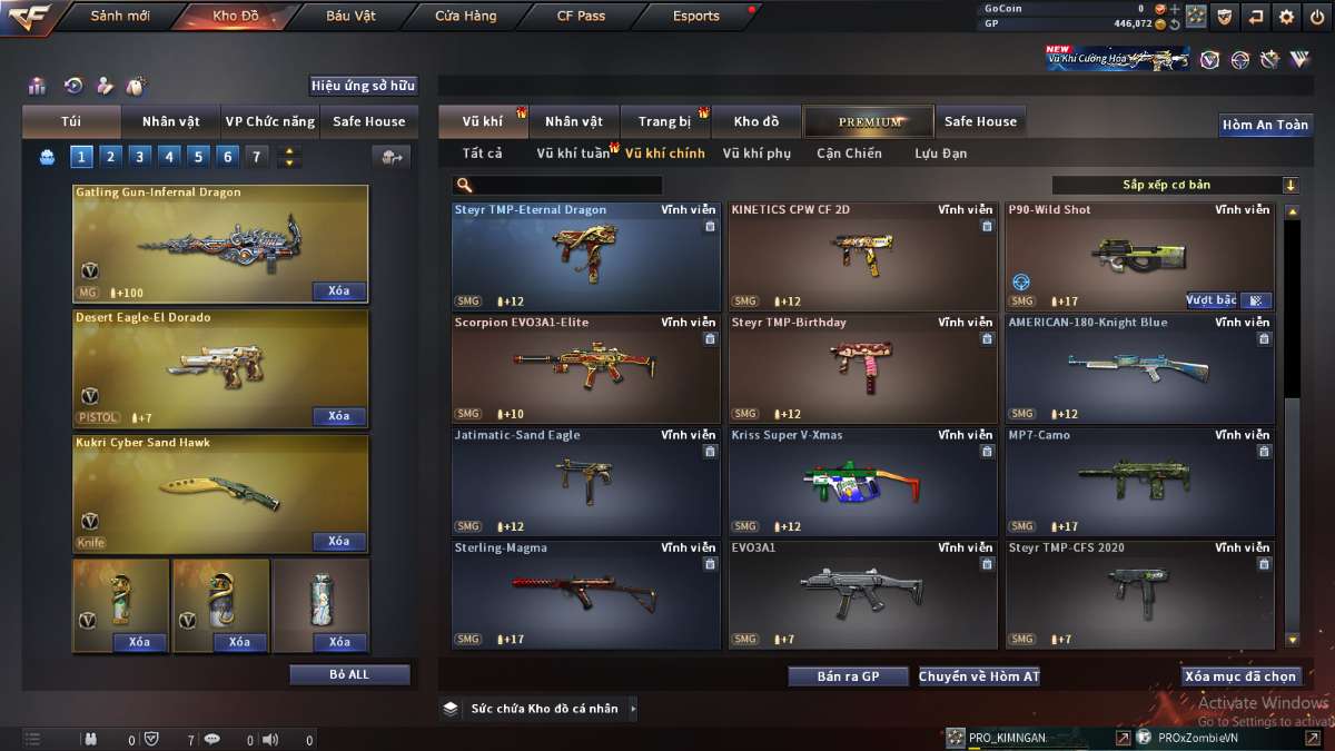 shop acc cf uy tin gia re